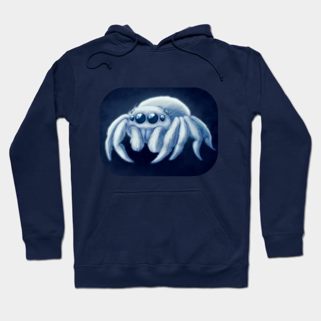 Snowball Jumping Spider Hoodie by DoomedDreamer